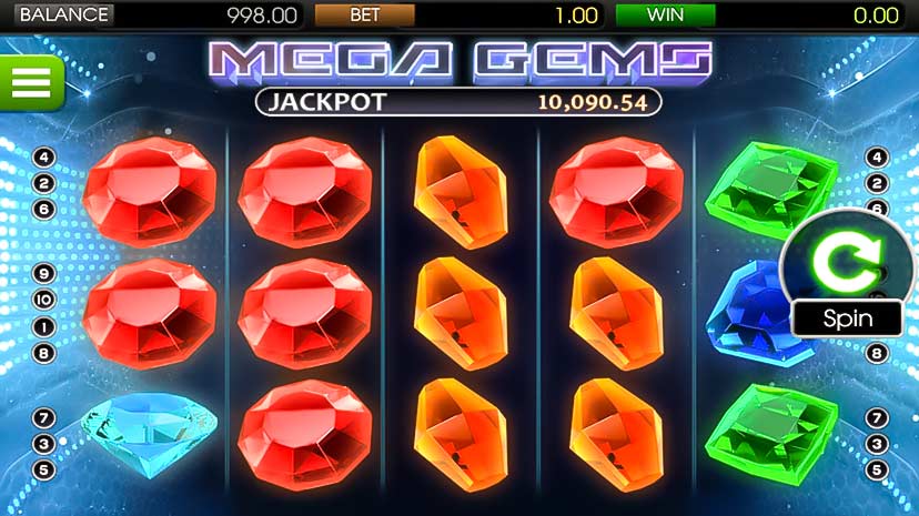 Slots - Mega Gems