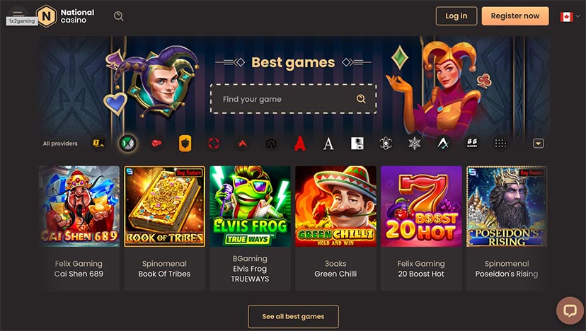 National Casino BTC casino accepting fiat